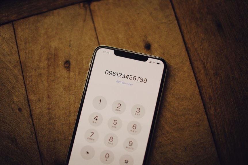 phone numbers listed in file